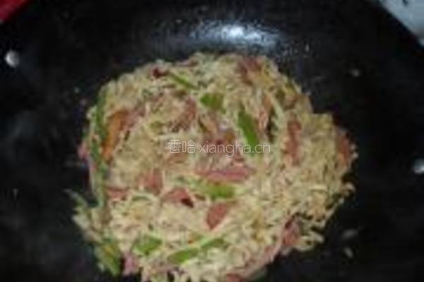鸭丝炒干豆腐丝的做法图解9