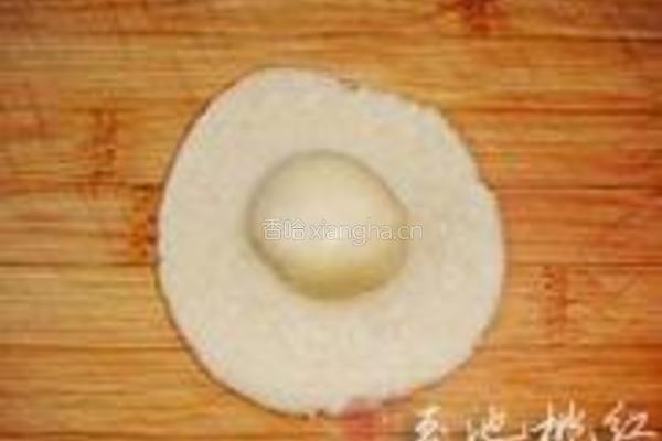 莲花豆沙酥的做法图解4