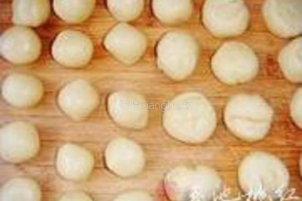 莲花豆沙酥的做法图解3