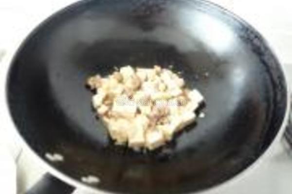 香菜肉末豆腐的做法图解8
