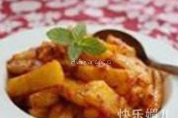 蒜香番茄土豆的做法图解9