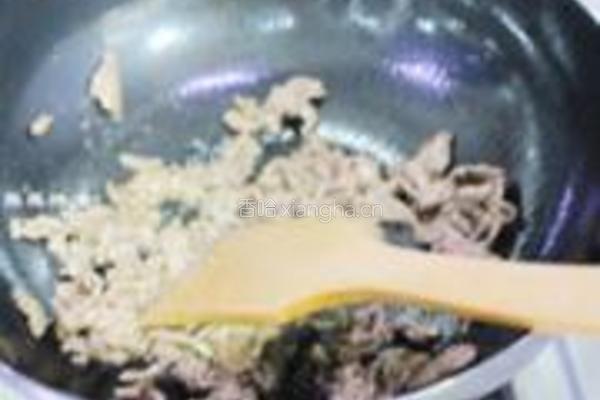 香菜牛肉的做法图解6