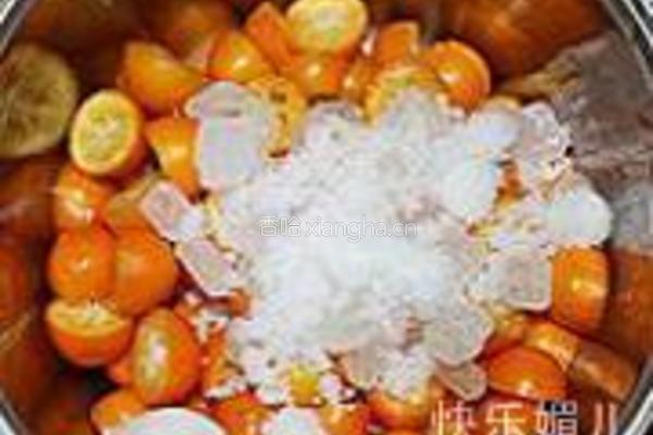 糖渍金橘的做法图解3