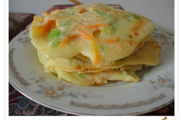 胡萝卜蔬菜饼