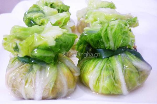 虾肉白菜包