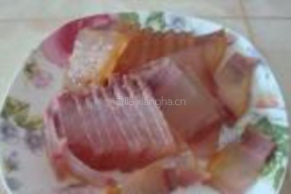 腊肉炒香干的做法图解4