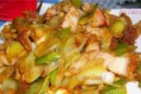 烧肉炒蒜苗的做法图解6