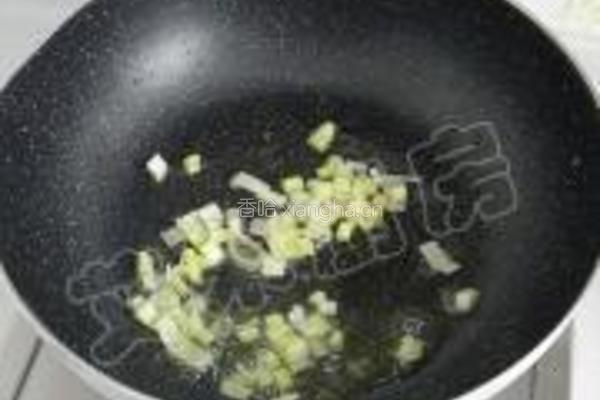 青菜蛋炒饭的做法图解9