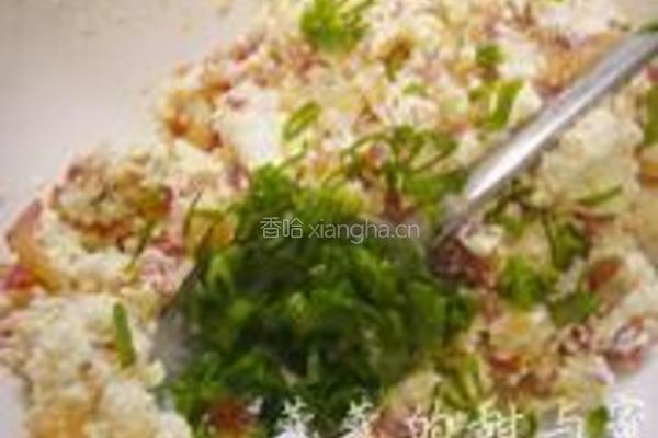 腊肠蒸鸡豆腐的做法图解4