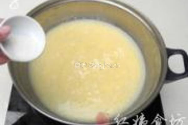 小米山药粥的做法图解8