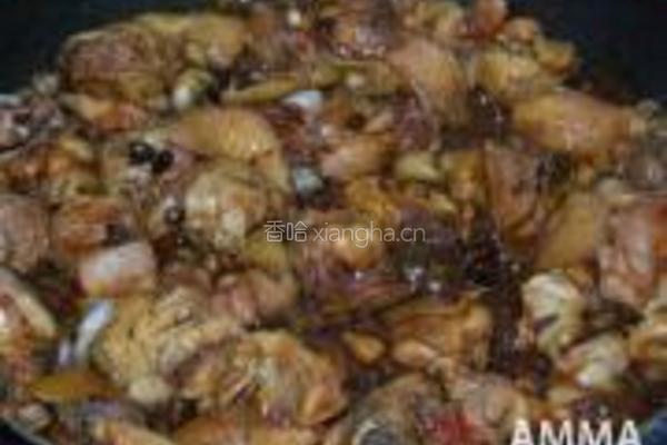 豆瓣酱烧鸡块儿的做法图解5