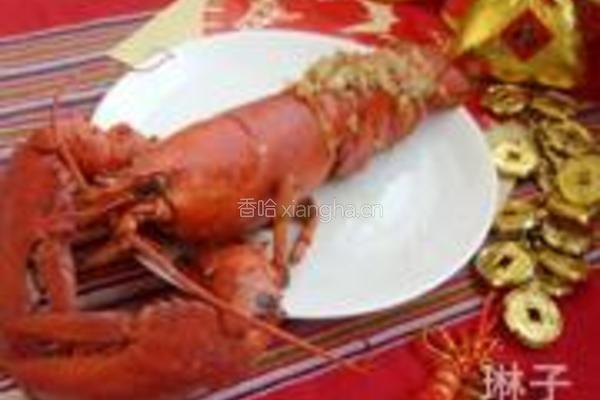 蒜蓉开背蒸龙虾的做法图解10
