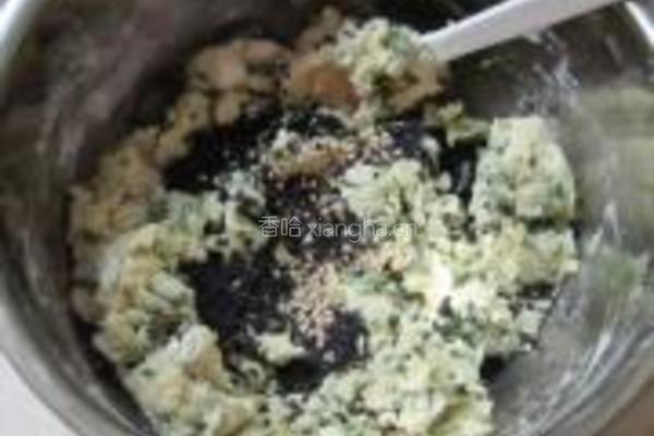 葱香芝麻饼干的做法图解4