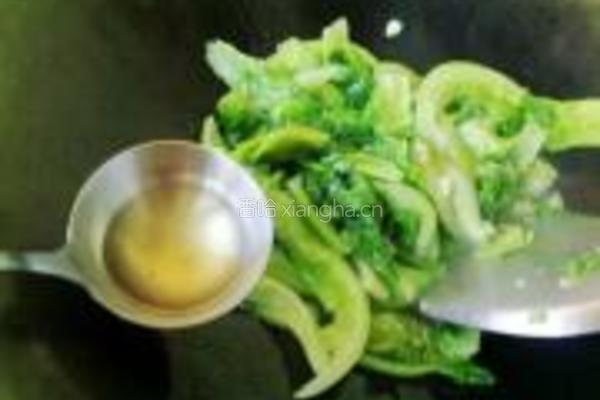 蒜蓉炒生菜的做法图解6
