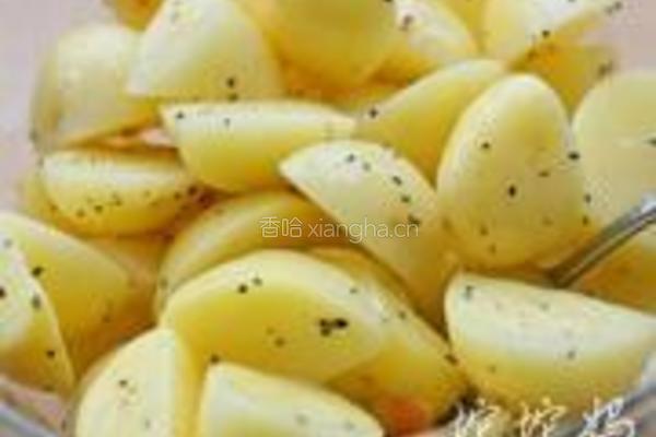 黑椒橄榄油烤小土豆的做法图解4