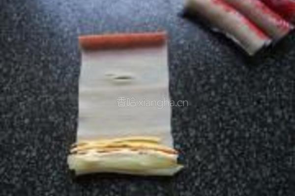 蟹肉小卷寿司的做法图解10