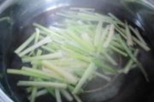 凉拌芹菜香干的做法图解4
