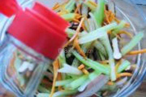 凉拌芹菜香干的做法图解7