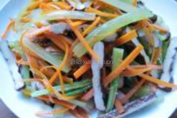 凉拌芹菜香干的做法图解8