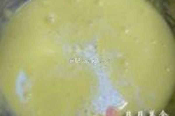 白豆沙贝印戚风的做法图解3