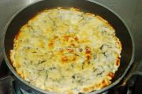 香煎紫菜饼的做法图解8