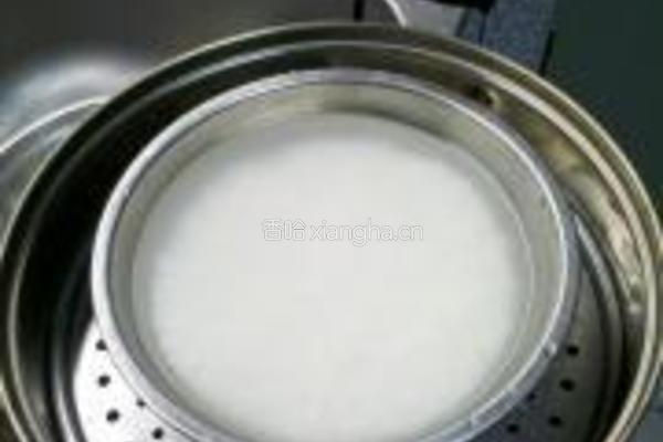 糯米豆沙切糕的做法图解3