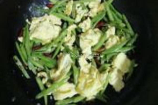 四季豆炒鸡蛋的做法图解9