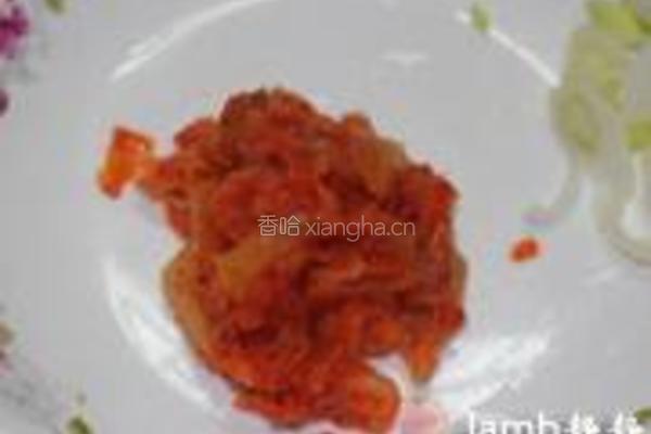 金枪鱼泡菜炒饭的做法图解2