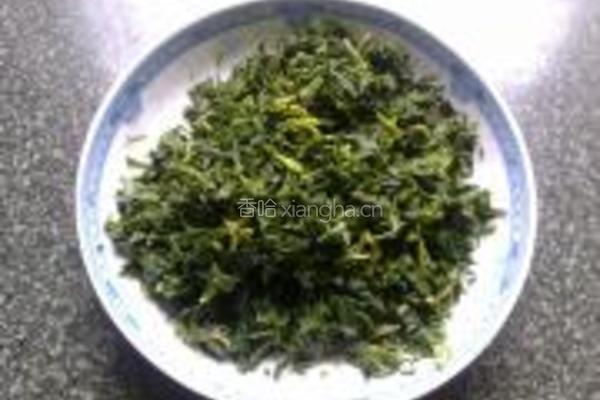 马兰头拌香干的做法图解2