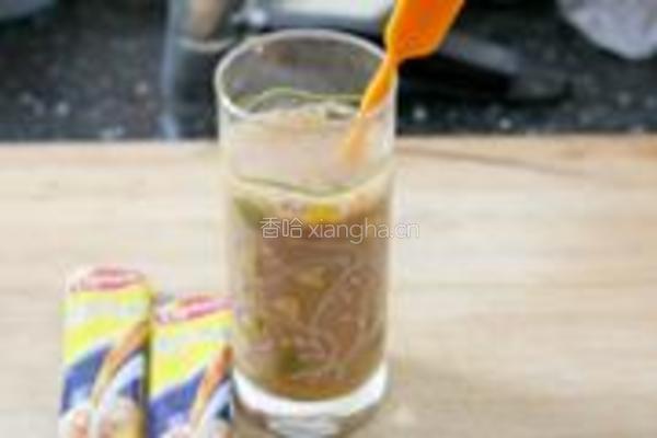 红豆沙玄米奶茶的做法图解3