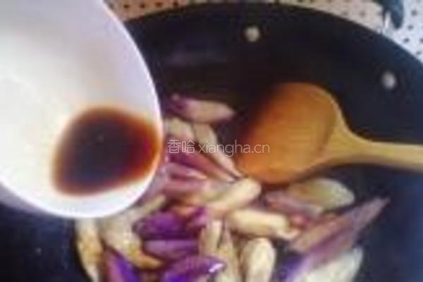 蚝油肉沫手撕茄子的做法图解6