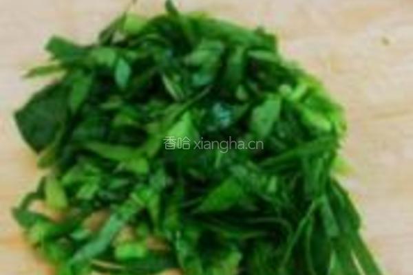 木耳菜煎饼的做法图解3