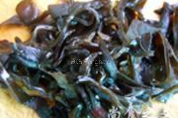 凉拌木耳菜丝的做法图解3