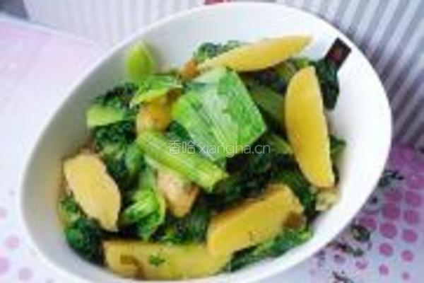 小白菜炖土豆的做法图解11
