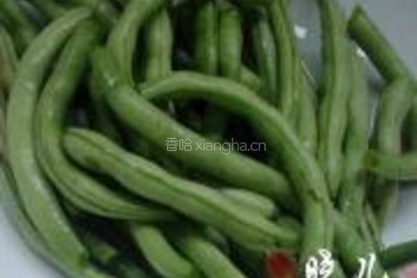 四季豆焖面的做法图解1
