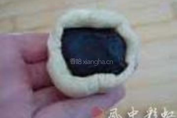 枣泥黄米团子的做法图解3