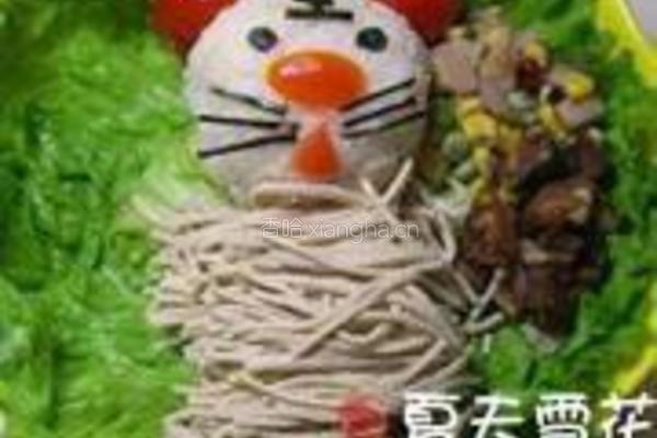 虎年爱心便当的做法图解4