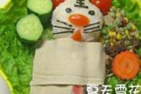 虎年爱心便当的做法图解5