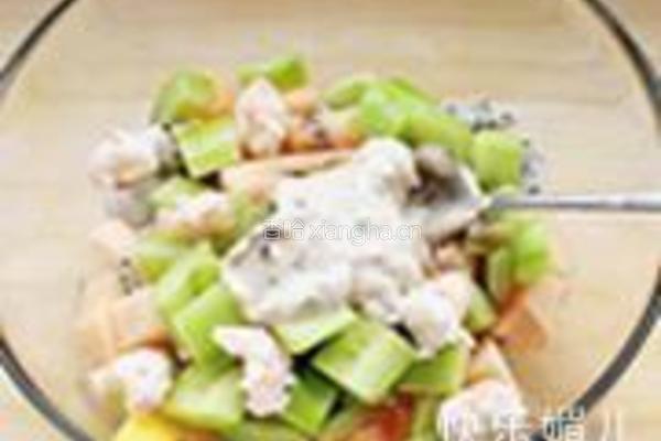 水果海鲜沙拉的做法图解8