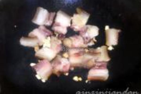 白菜豆干炒腊肉的做法图解9