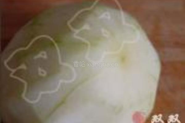 冬瓜蓉荠菜汤的做法图解1