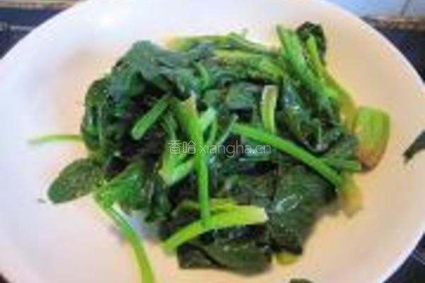 上汤菠菜的做法图解1