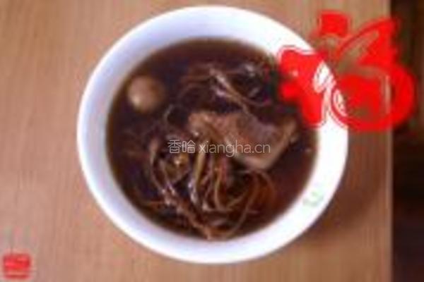 茯苓虫草花汤的做法图解5