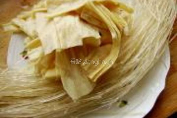 小白菜大杂烩的做法图解3