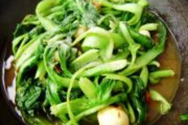 小白菜大杂烩的做法图解6