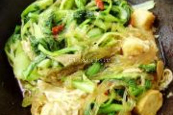 小白菜大杂烩的做法图解7
