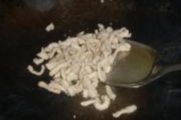 咸菜豆角炒肉丝的做法图解3