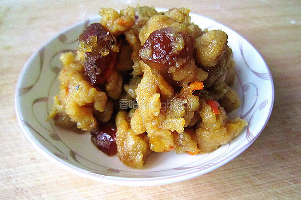 南瓜炒糕