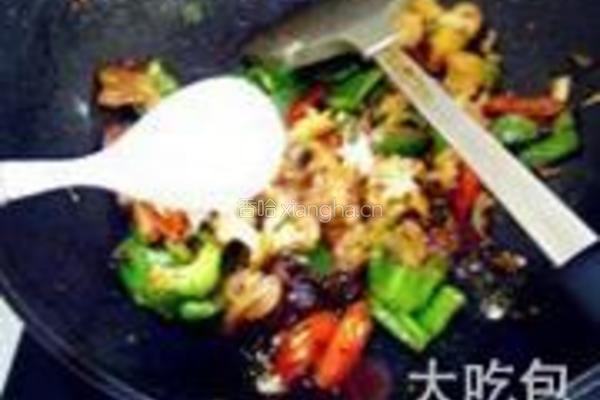 干锅五花肉菜花的做法图解8