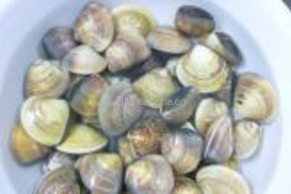 丝瓜文蛤饼的做法图解1